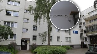 Jest z wielkiej płyty. Ewakuowano lokatorów. Fatalny stan budynku