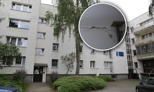 Jest z wielkiej płyty. Ewakuowano lokatorów. Fatalny stan budynku