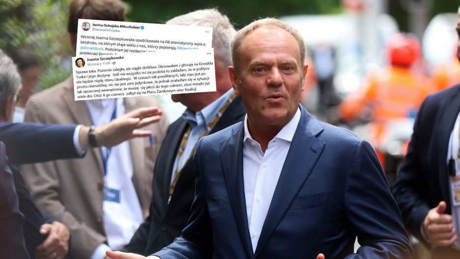 Janina Ochojska i Joanna Szczepkowska krytykują Donalda Tuska