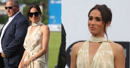 Wydekoltowana Meghan Markle emanuje BOGACTWEM na meczu polo w Lagos. Sama biżuteria kosztowała 140 TYSIĘCY ZŁOTYCH (ZDJĘCIA)