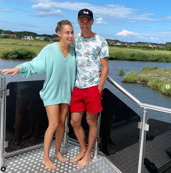 Piotr Żyła i Marcelina Ziętek 