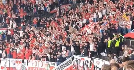 Tak zachowali się polscy kibice w Helsinkach. Nagranie obiegło sieć