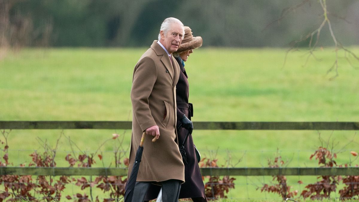 Royals attend church service
King Charles III and Queen Camilla arrive to attend a Sunday church service at St Mary Magdalene Church in Sandringham, Norfolk. Picture date: Sunday February 4, 2024. (Photo by Joe Giddens/PA Images via Getty Images)
Joe Giddens - PA Images