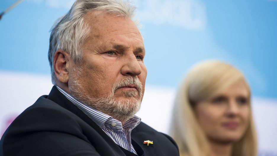 WARSAW, MAZOWIECKIE, POLAND - 2023/03/03: Aleksander Kwasniewski, former President of Poland is seen during the debate in Warsaw. In Warsaw under the slogan The Future of EU Strategic Autonomy the European Socialists and Democrats (S&D) joined forces with the Foundation for European Progressive Studies (FEPS) to debate on the European Unions Open Strategic Autonomy. Among the many participants, S&D MEPs Marek Belka (former Prime Minister of Poland) and Katarzyna Pisarska - Founder the European Academy of Diplomacy - attended the debate, with former Polish President Aleksander Kwasniewski as a keynote speaker at the public session, hosted by the Kozminski University, and co-organised by FEPS, Amicus Europae Foundation and the Polish daily Gazeta Wyborcza. (Photo by Attila Husejnow/SOPA Images/LightRocket via Getty Images)