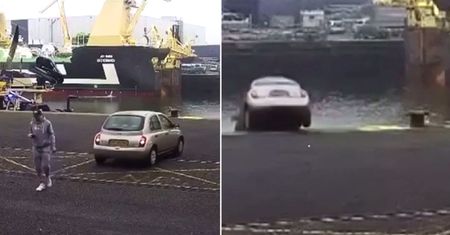 Kuriozalny przypadek w Holandii. Zostawił auto na luzie i odszedł
