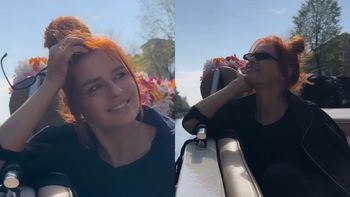 Zmagająca się z nowotworem Natasza Urbańska łapie promienie słońca podczas rejsu łódką (FOTO)