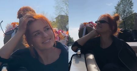 Zmagająca się z nowotworem Natasza Urbańska łapie promienie słońca podczas rejsu łódką (FOTO)