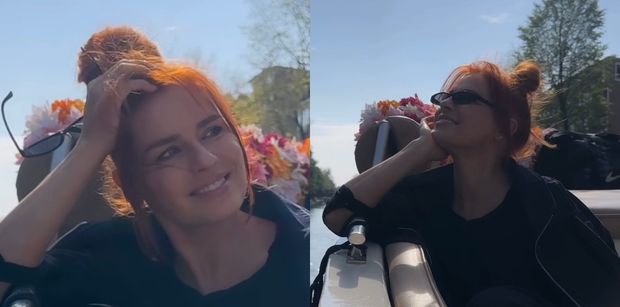 Zmagająca się z nowotworem Natasza Urbańska łapie promienie słońca podczas rejsu łódką (FOTO)