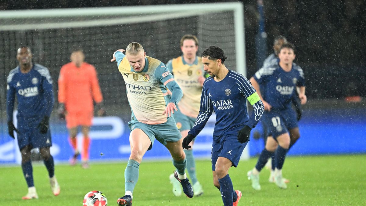 Getty Images / Anadolu / Erling Haaland i Marquinhos
