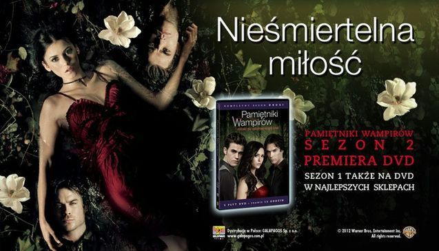 "Pamiętniki wampirów": Drugi sezon juz na DVD