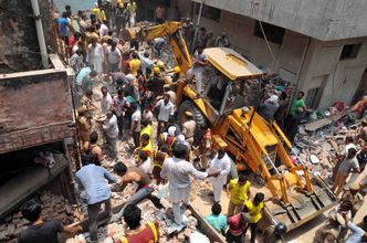 Katastrofa budowlana w Indiach. Co najmniej 15 ofiar śmiertelnych dwóch wypadków