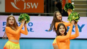Występ grupy tanecznej Bailando Cheerleaders podczas meczu Jastrzębski Węgiel - PGE Skra Bełchatów [GALERIA]