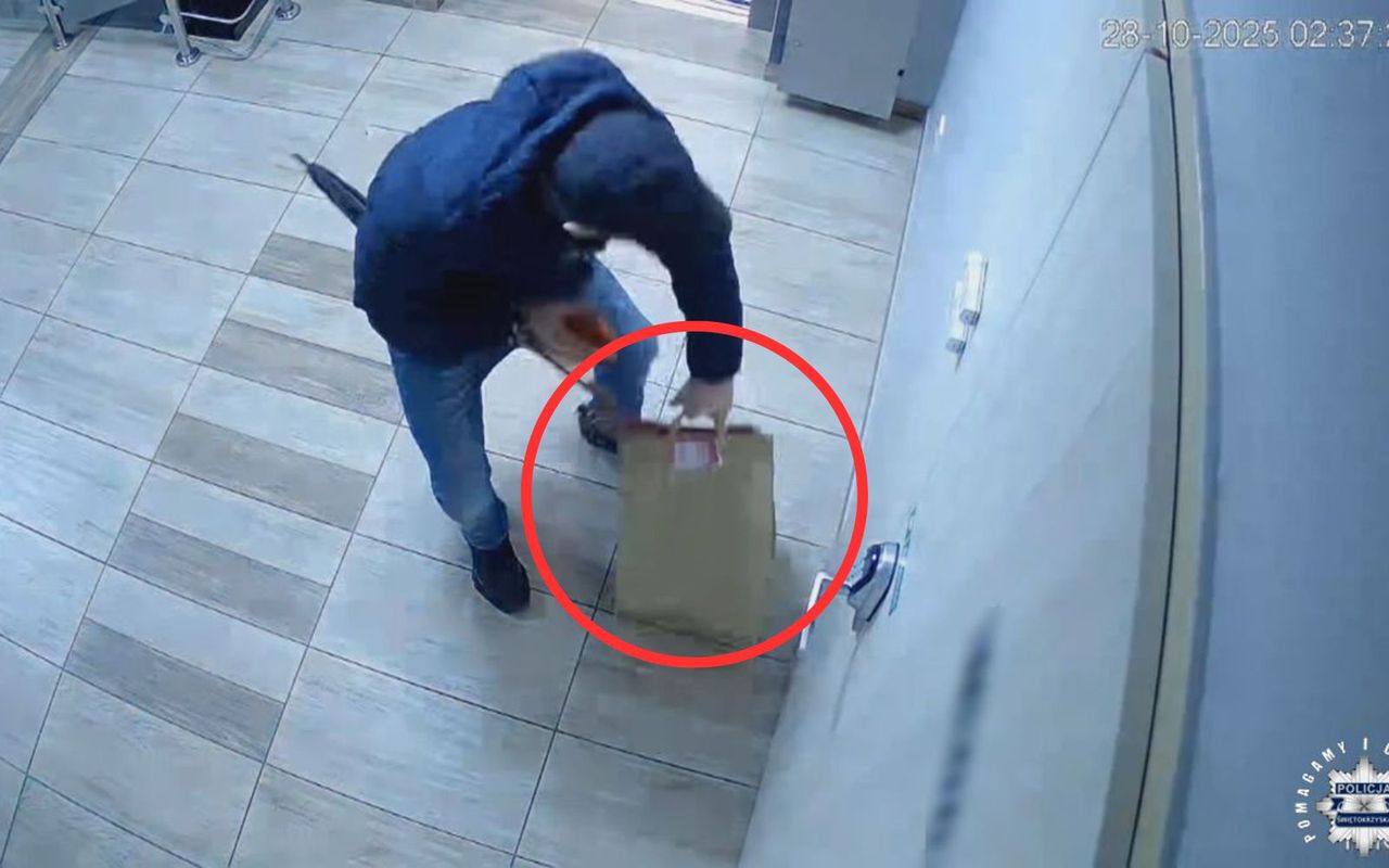 Kurier przyniósł jedzenie. Zobaczył paczkę, nie mógł się powstrzymać