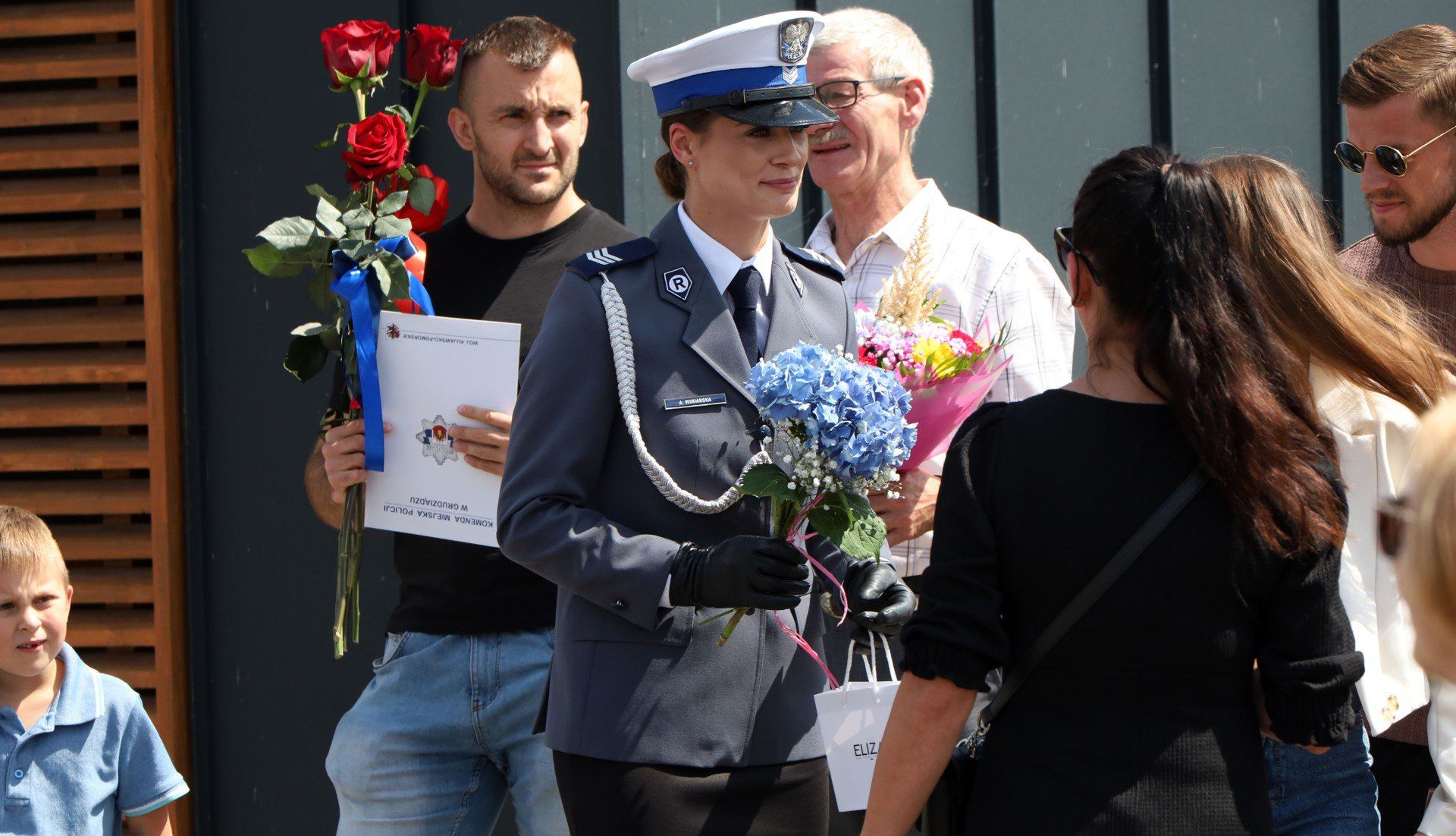 Tak było na uroczystym apelu w Święto Policji w Grudziądzu