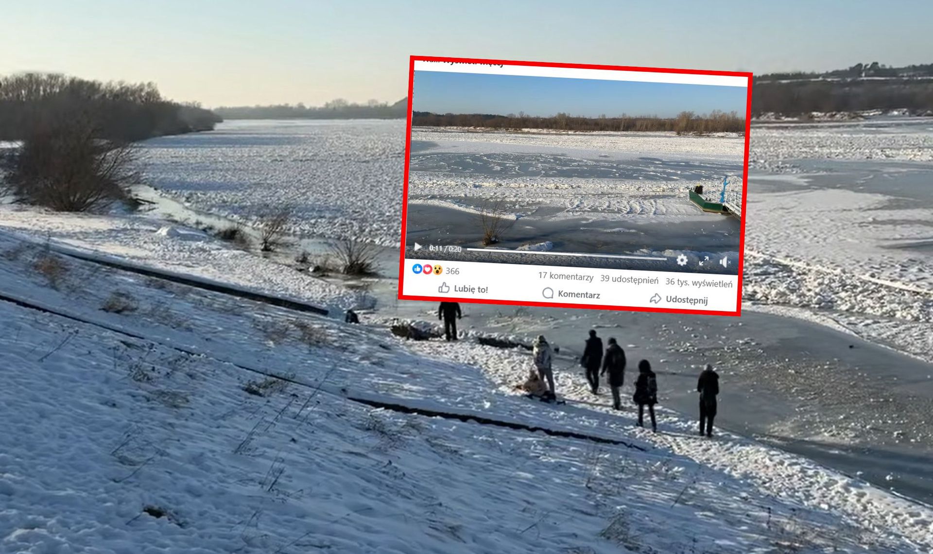 wiadomości,aktualności,WP Wiadomości Zdjęcie Wisły wywołało sensację. 