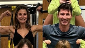 Anna i Robert Lewandowscy znów pokazali córki, w tym CAŁĄ TWARZ LAURY. Zrobili razem świąteczny trening