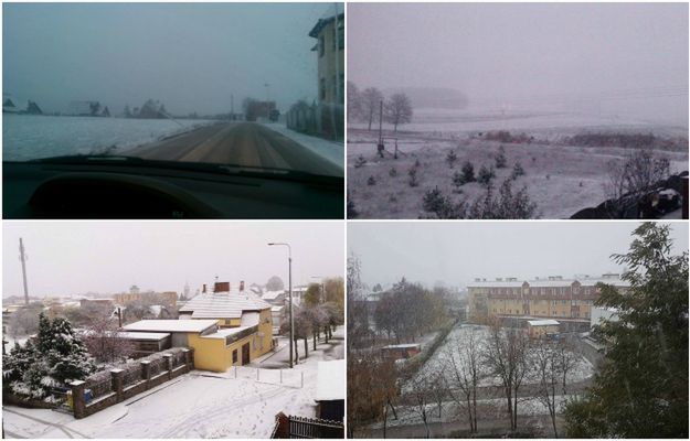 Spadł pierwszy śnieg na Pomorzu! Miasta są całe w białym puchu