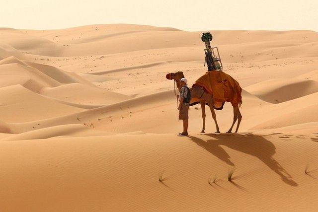 Google wynajęło wielbłąda do zdjęć Street View na pustyni 2