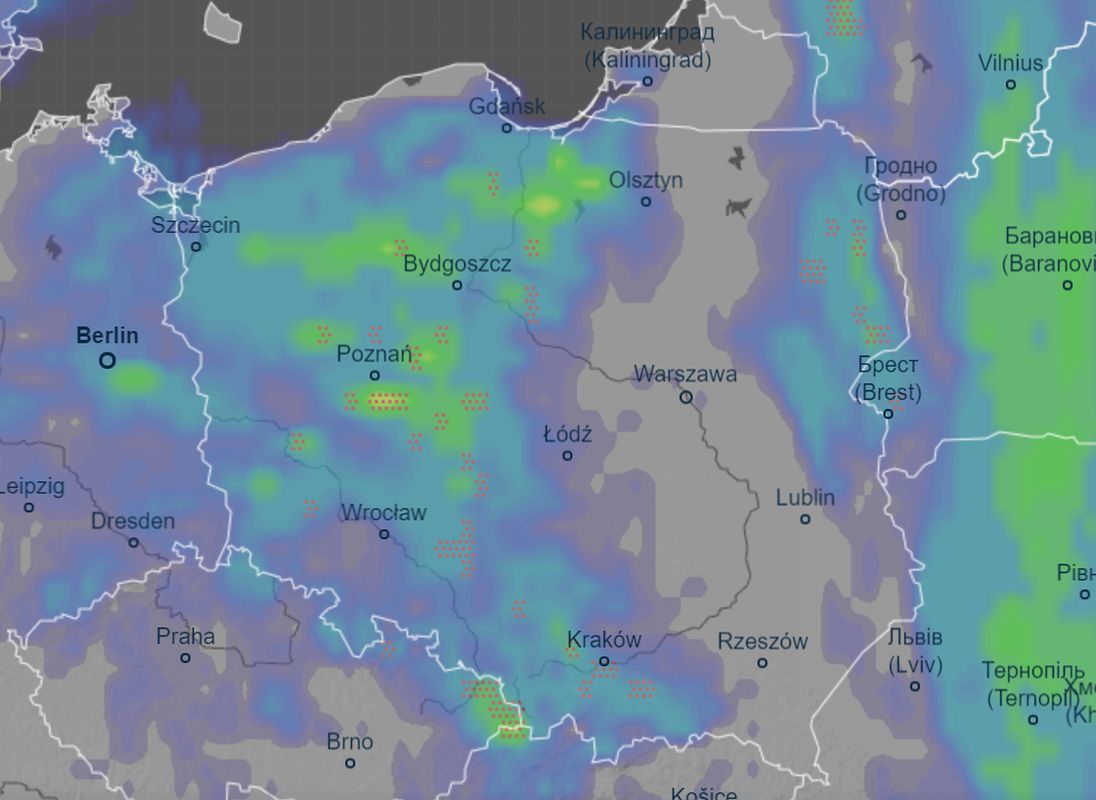 Sprawdź, gdzie jest dziś burza