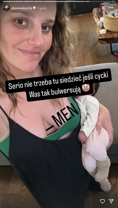 Zofia Zborowska reaguje na zamieszanie pod ostatnim zdjęciem