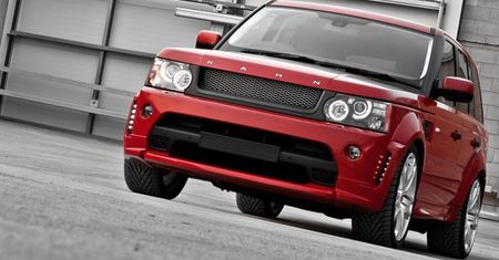 Red Ranger - czerwony Range Rover Sport od Project Kahn