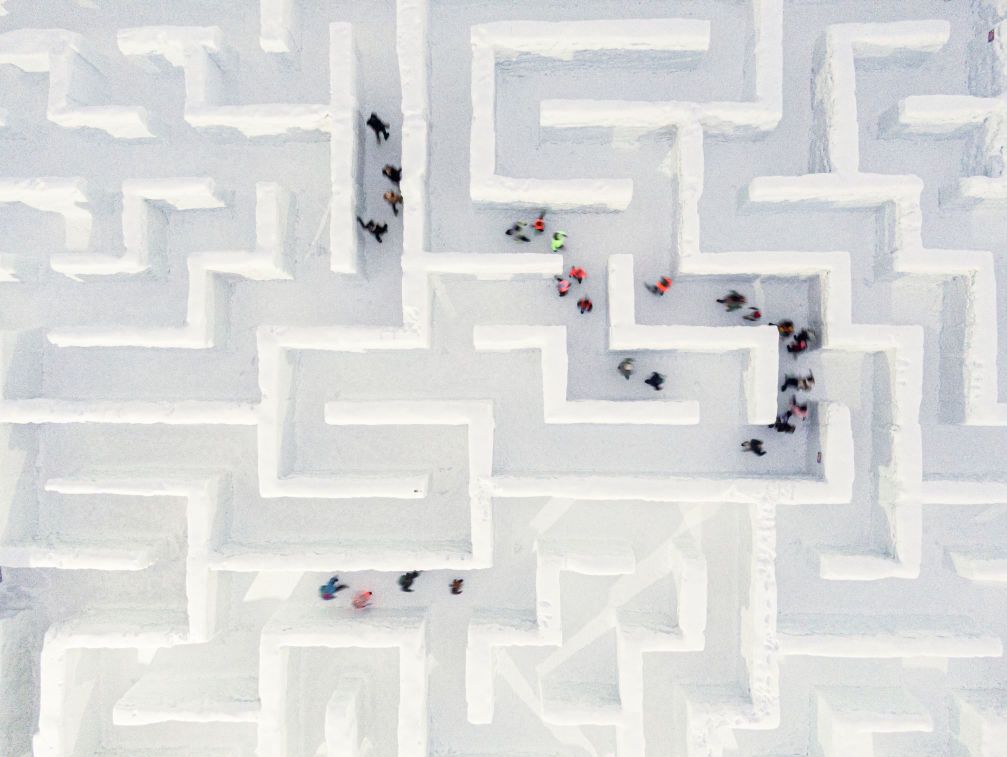 Śnieżny labirynt to zimowa atrakcja Zakopanego