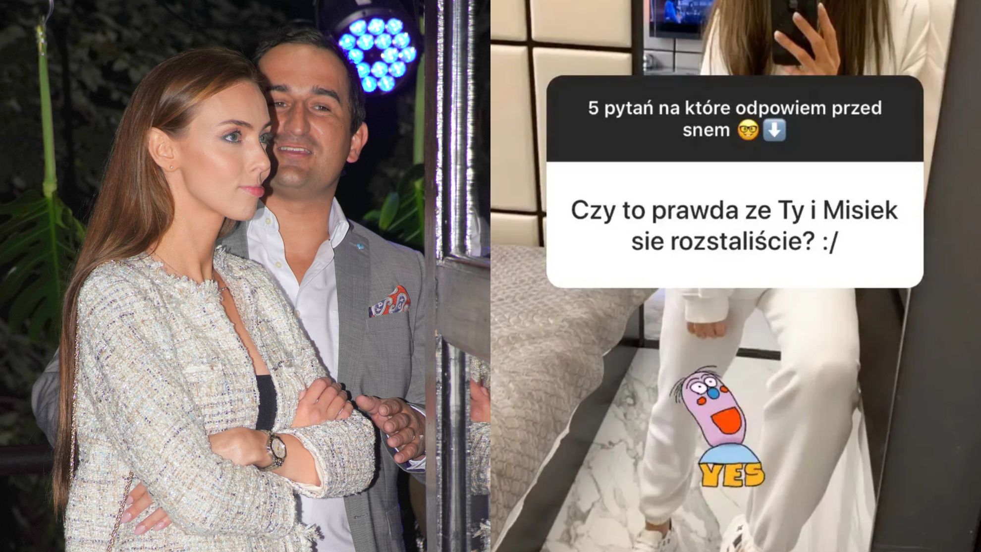 Marcela Leszczak i Michał Koterski