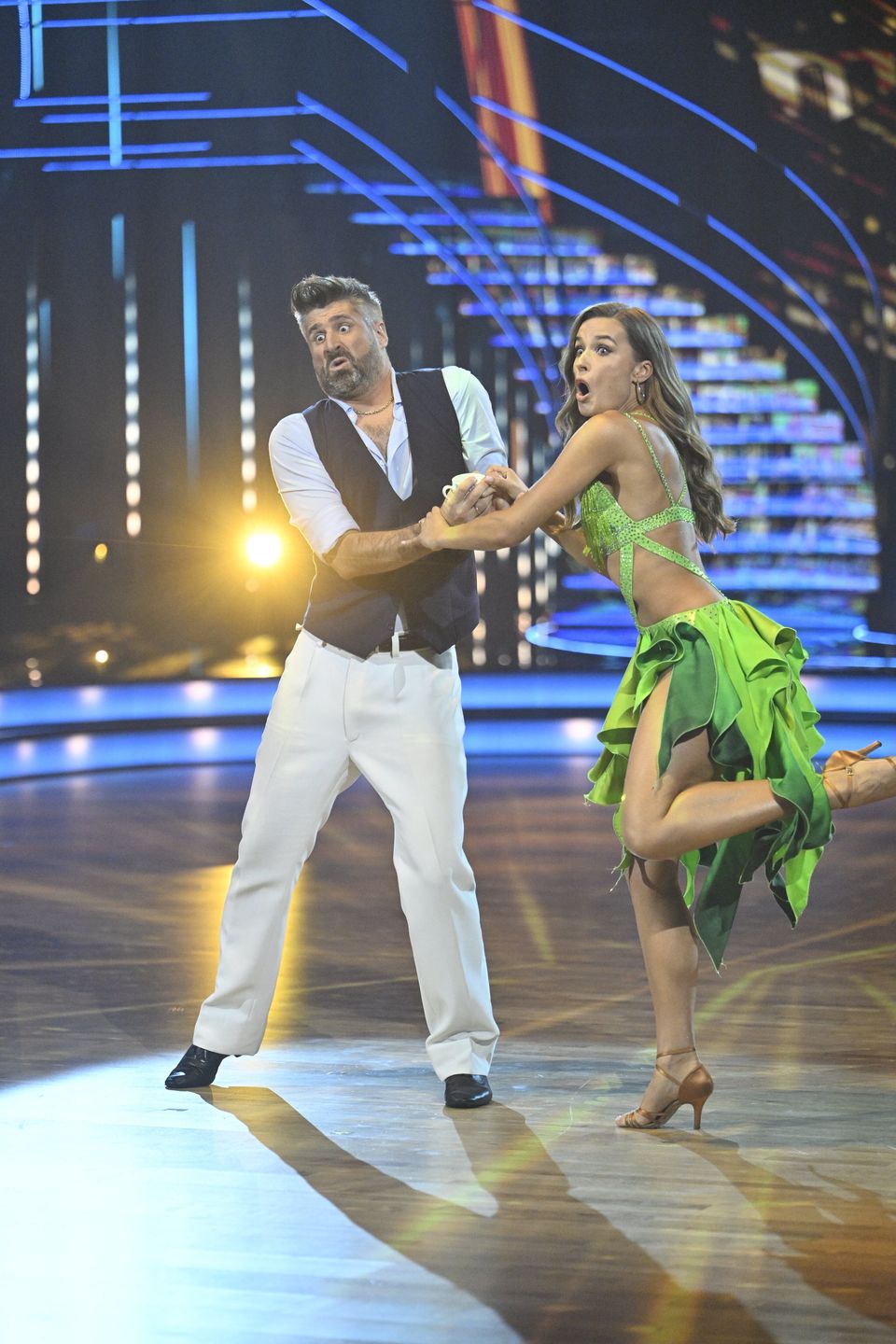 Piotr "Guma" Gumulec i Julia Suryś
