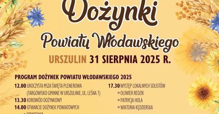 Dożynki Powiatu Włodawskiego 2025 w Urszulinie. Gwiazdą wieczoru zespół EMO