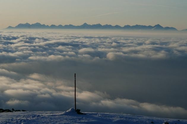 Beskidy - zagrożenie lawinowe na Babiej Górze