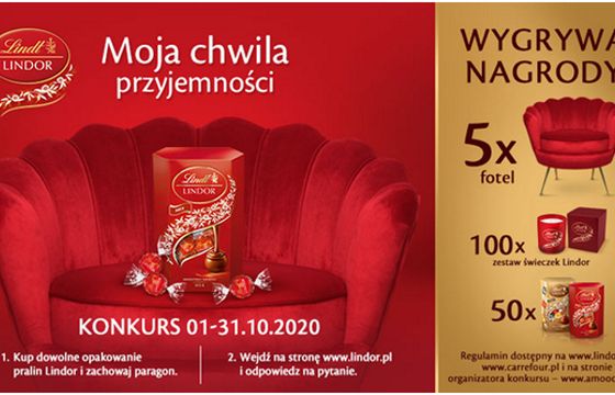 Lindor z konkursem „Moja chwila przyjemności”