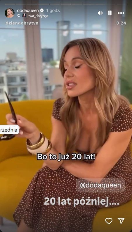 Doda odtworzyła kultową scenę w "Dzień Dobry TVN"