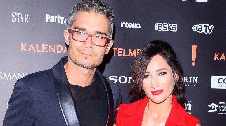 Justyna Steczkowska z mężem - premiera Kalendarza Dżentelmeni 2016