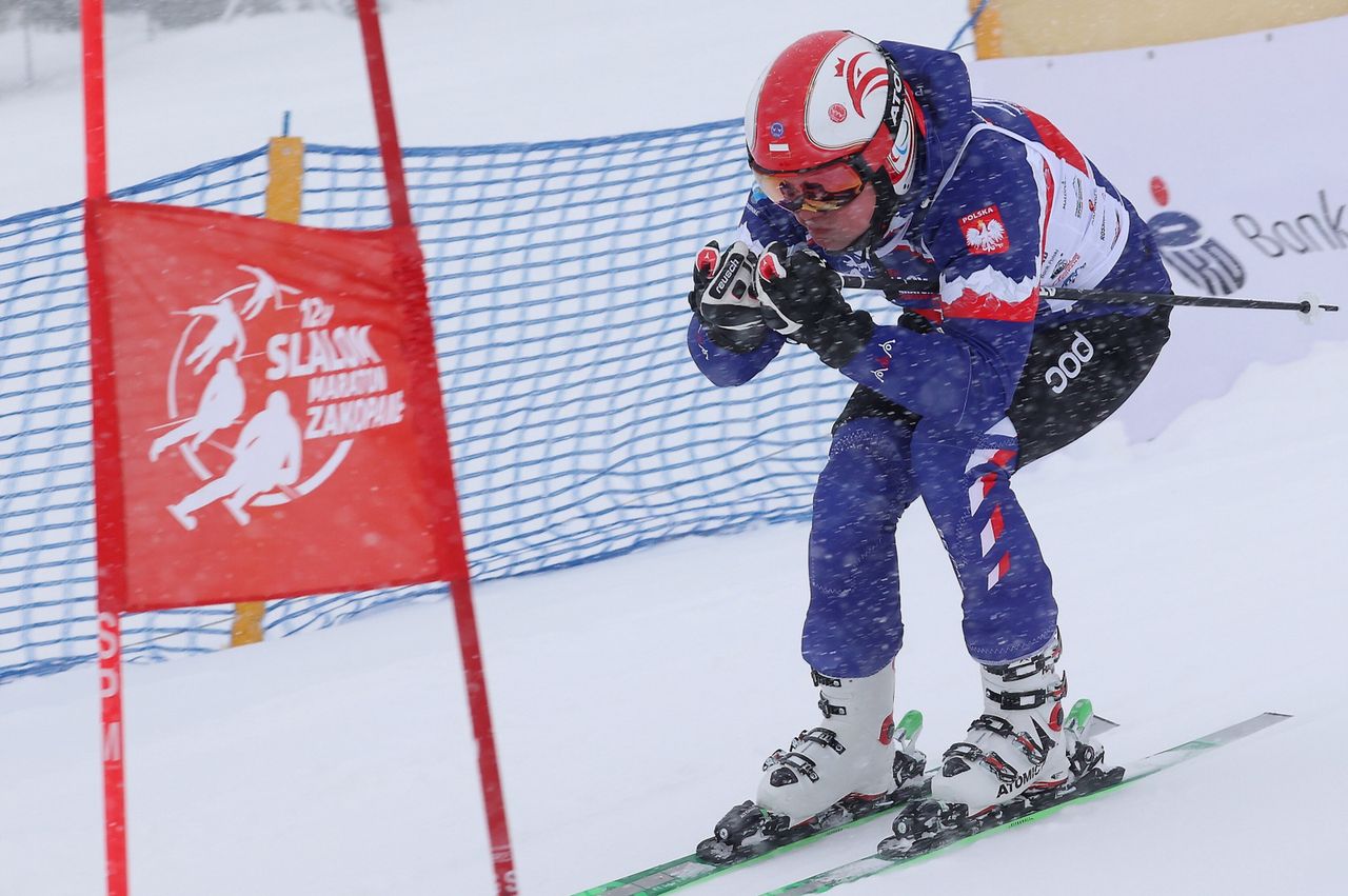 Andrzej Duda wziął udział w zawodach. Prezydent na nartach