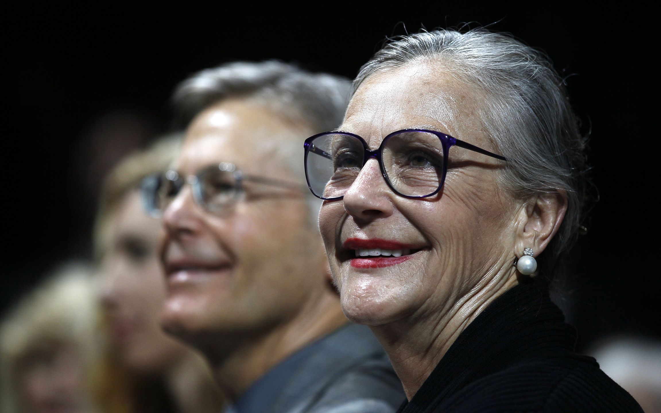 Alice Walton ze starszym bratem Jimem