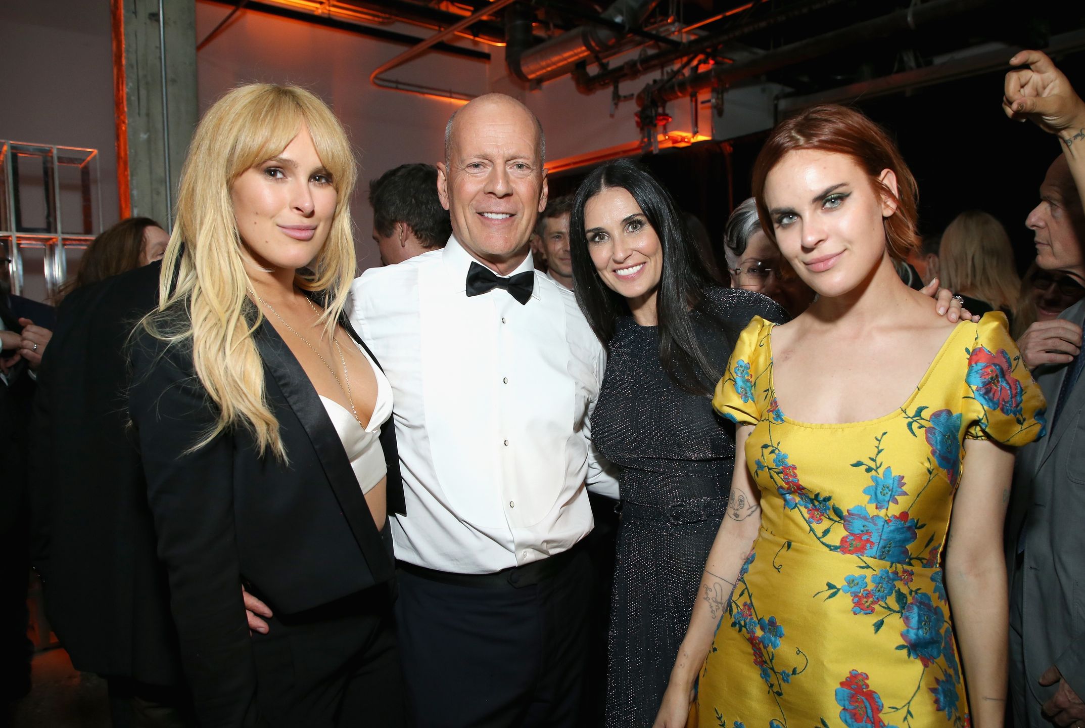 Rumer Willis, Bruce Willis, Demi Moore i Tallulah Willis 