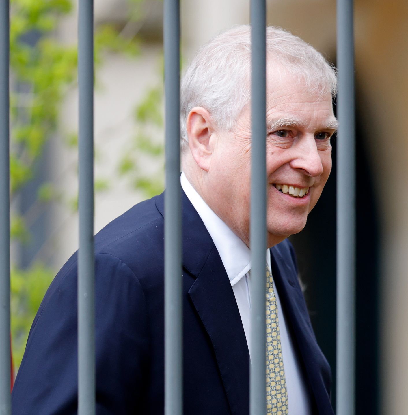 The Royal Family Attend The 2024 Easter Mattins Service
WINDSOR, UNITED KINGDOM - MARCH 31: (EMBARGOED FOR PUBLICATION IN UK NEWSPAPERS UNTIL 24 HOURS AFTER CREATE DATE AND TIME) Prince Andrew, Duke of York attends the traditional Easter Sunday Mattins Service at St George's Chapel, Windsor Castle on March 31, 2024 in Windsor, England. Photo by Max Mumby/Indigo/Getty Images)
Max Mumby/Indigo
colour image, st. george's chapel, tie, railings, security screen, humour