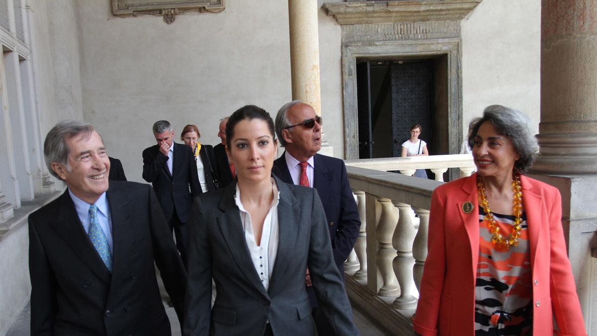 Symbolem zawartej umowy był najcenniejszy obiekt w nabytej kolekcji, czyli obraz Leonarda DaVinci "Dama z łasiczką"