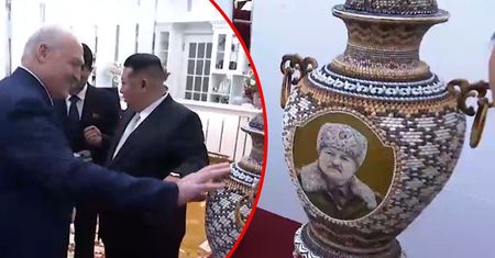 Niezwykły prezent Kima. "Podarował Łukaszence urnę na prochy?"