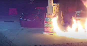 Podpalacz w szlafroku. Incydent na wrocławskiej stacji benzynowej
