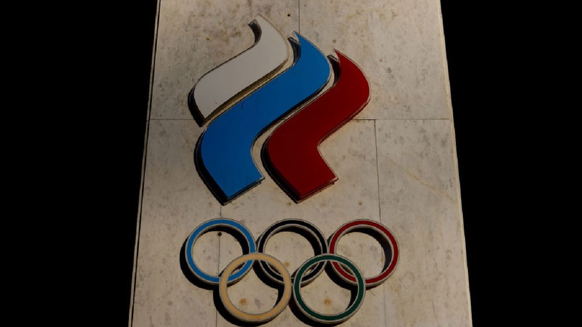 Zdjęcie okładkowe artykułu: Getty Images /  Sefa Karacan/Anadolu Agency / Na zdjęciu: logo rosyjskiego komitetu olimpijskiego