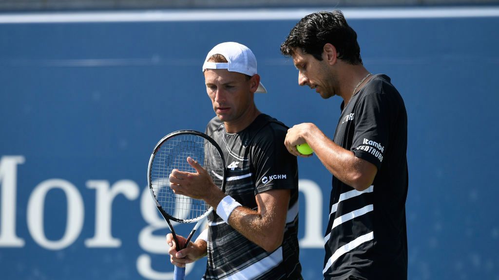 Łukasz Kubot (z lewej) i Marcelo Melo (z prawej)