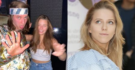 Posiniaczona Julia Wieniawa IMPREZUJE z bratem Jessiki Mercedes. Fani: "JUŻ RĘKA NIE BOLI?" (ZDJĘCIA)