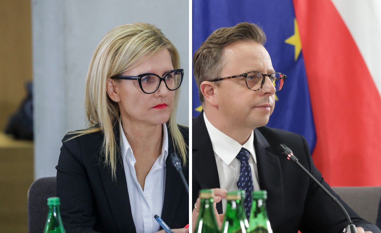 Ewa Wrzosek i Dariusz Joński