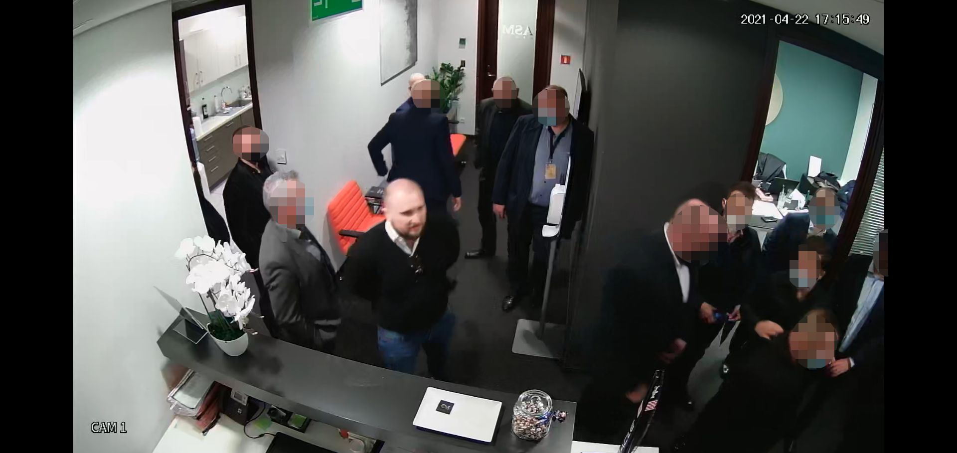 22 kwietnia 2021 r., Warszawa.Nadzwyczajne zgromadzenie akcjonariuszy ASM Group przerodziło się w konfrontację między spierającymi się o firmę stronami