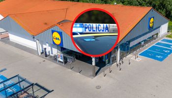 Tragedia przed Lidlem. Zjechały się służby