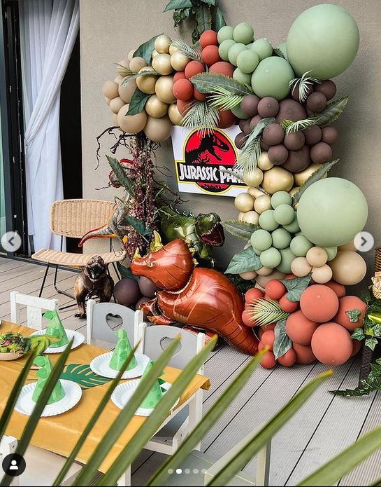Patrycja Sołtysik pokazała urodziny synka w stylu "Jurassic Park"
