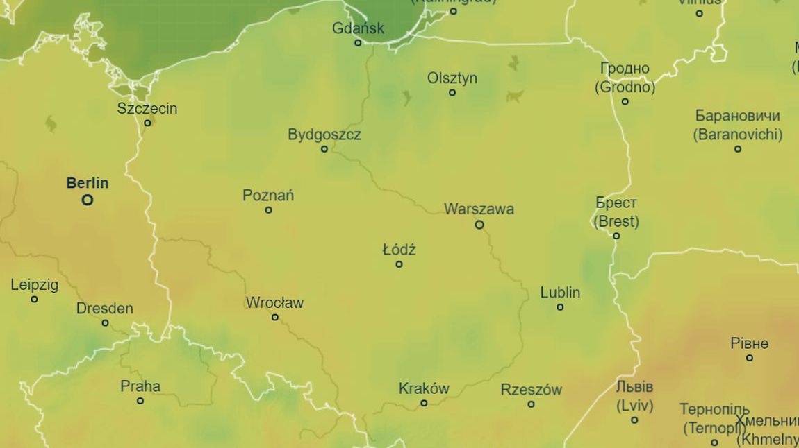 Prognoza pogody na weekend