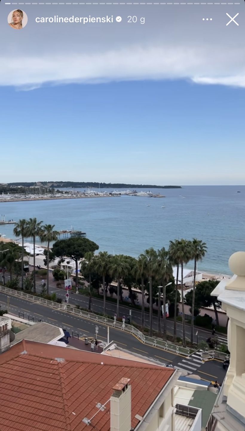 Caroline Derpieński melduje się w Cannes