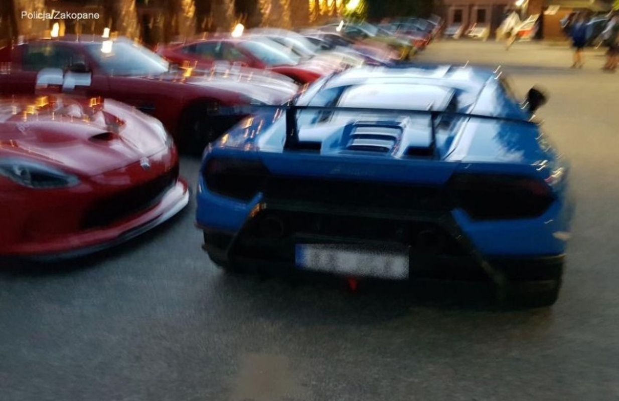 Wyścigi w centrum Zakopanego. Kierowca lamborghini stracił prawo jazdy